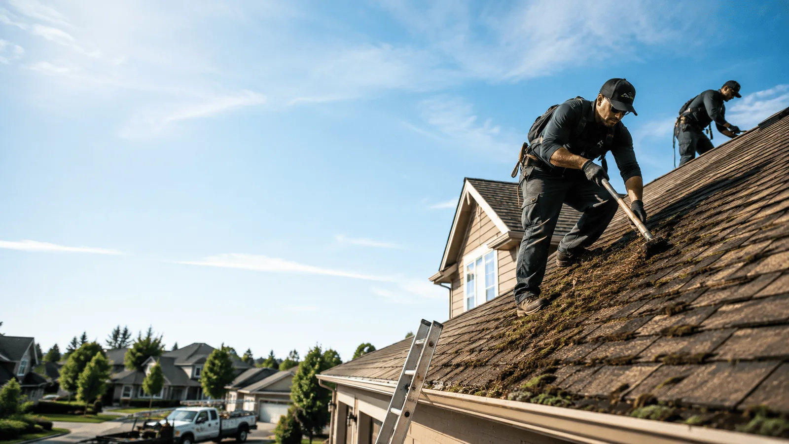 Roof Moss Removal in Preston, ID near me
